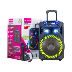 Ailiang Portable Wireless Speaker Kolav-F1215 with Mic Black Ailiang Portable Wireless Speaker Kolav-F1215 with Mic Black